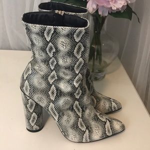 Cape Robbin Snake Skin Booties